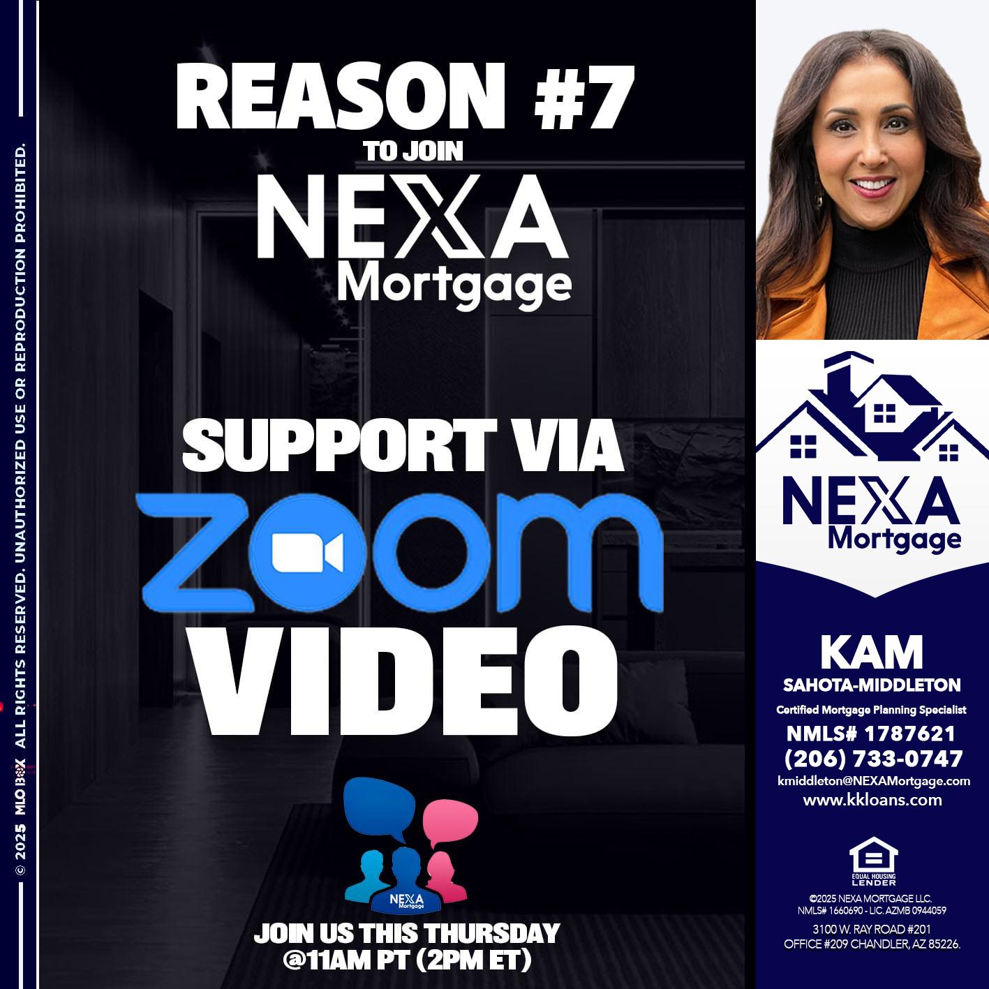 REASON 7 - Kam Sahota-Middleton, CFP, CMPS -Mortgage Loan Officer