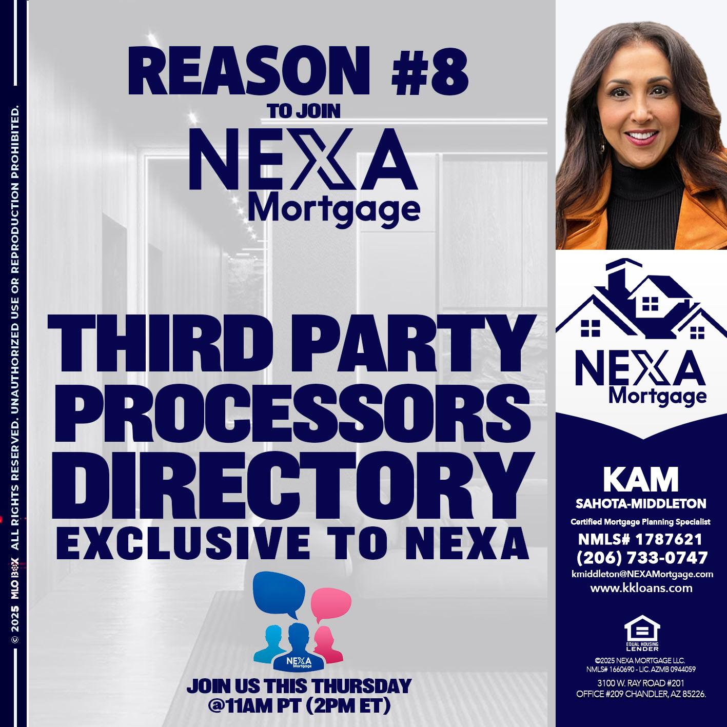 REASON 8 - Kam Sahota-Middleton, CFP, CMPS -Mortgage Loan Officer