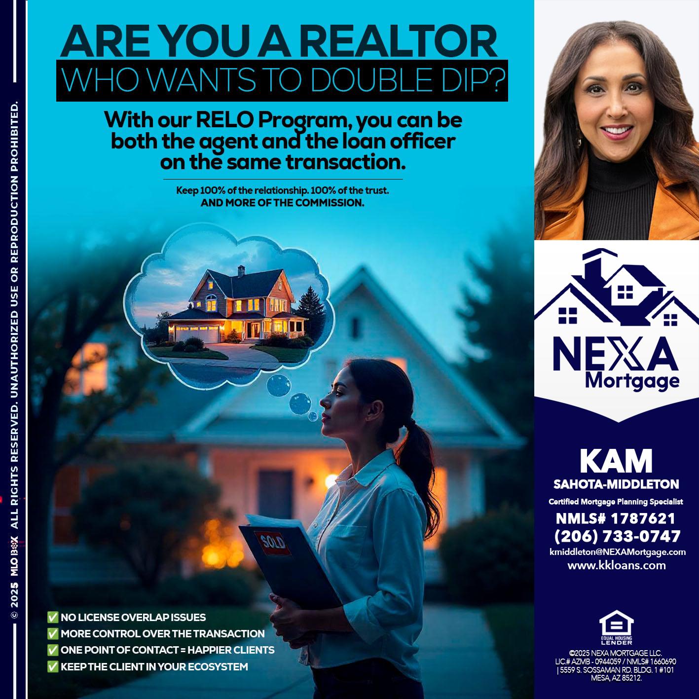 Are you a Realtor? - Kam Sahota-Middleton, CFP, CMPS -Mortgage Loan Officer