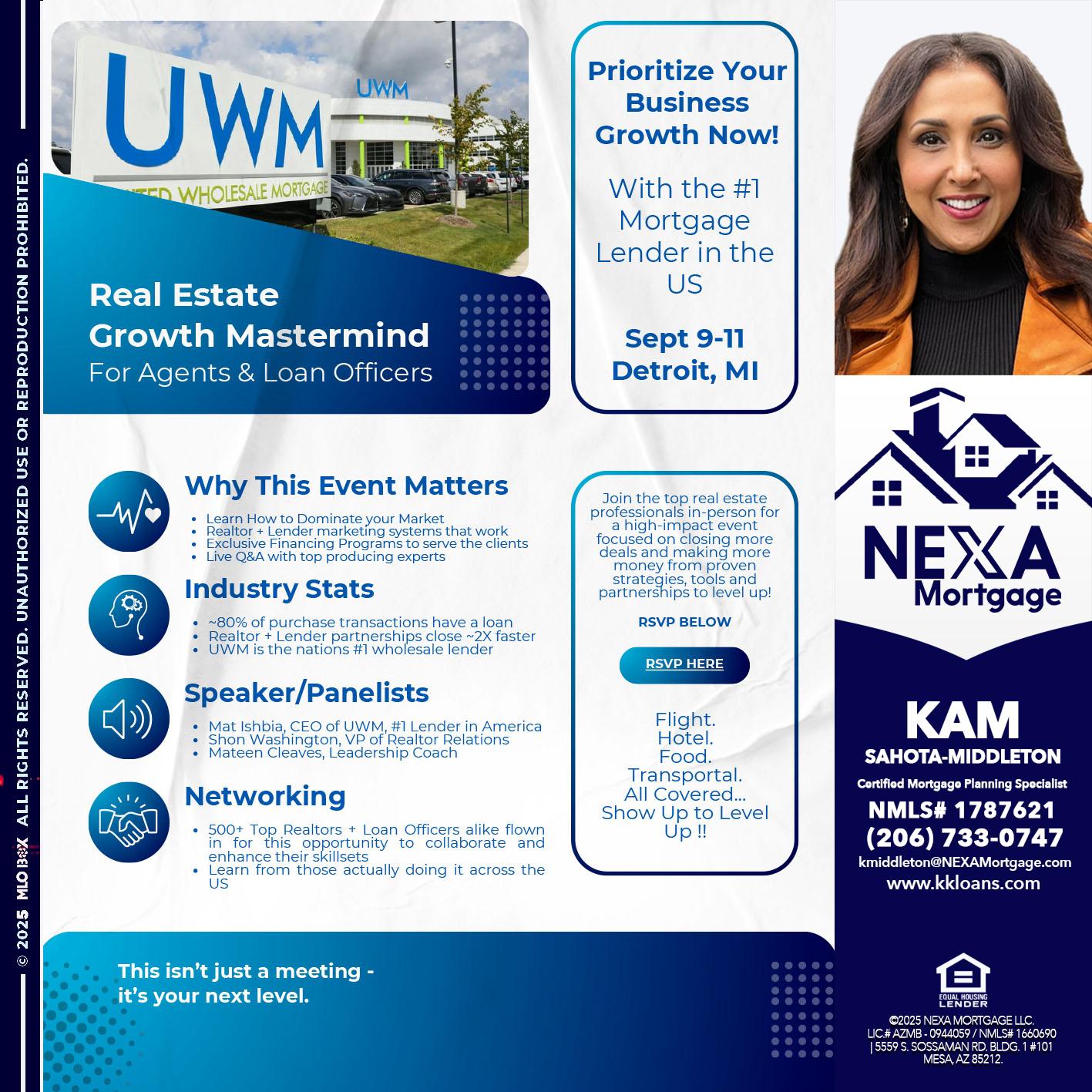 DETROIT TRIP - Kam Sahota-Middleton, CFP, CMPS -Mortgage Loan Officer