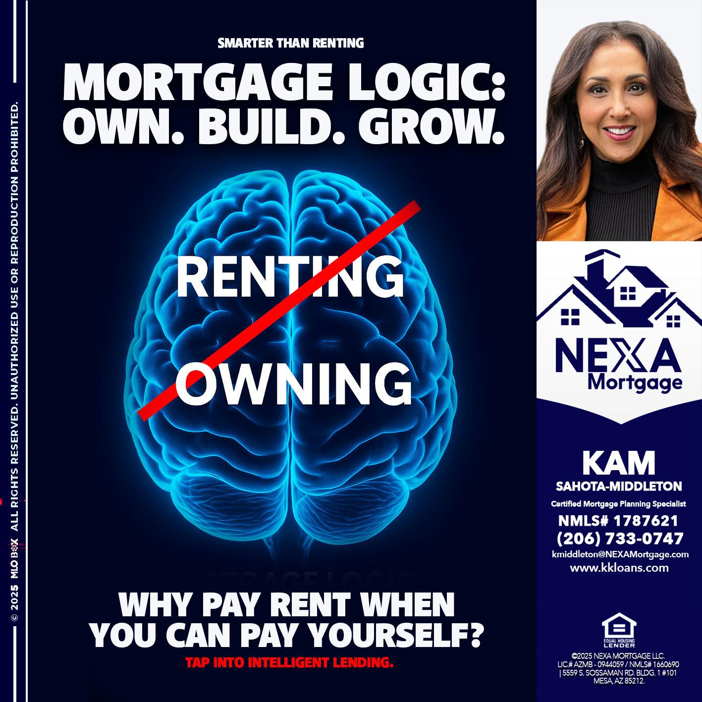 mortgage logic - Kam Sahota-Middleton, CFP, CMPS -Mortgage Loan Officer