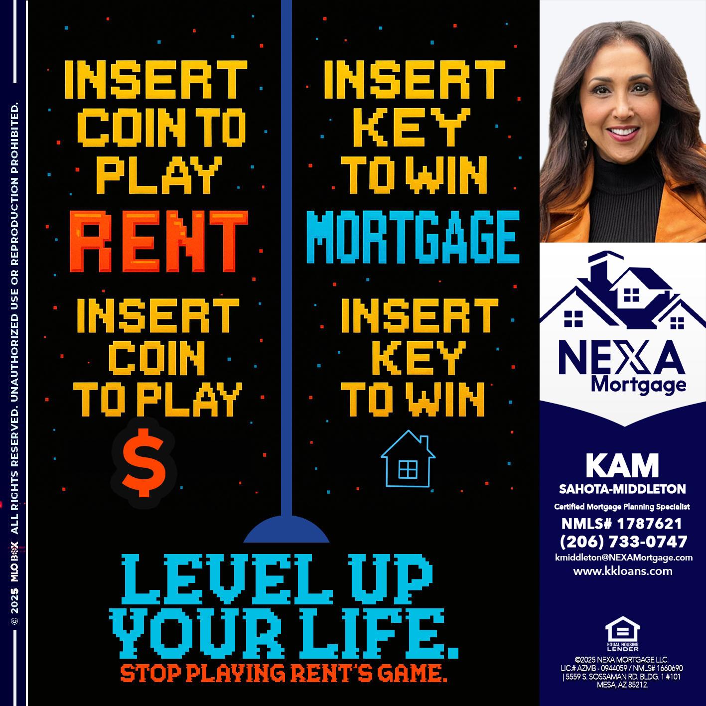 INSERT COIN - Kam Sahota-Middleton, CFP, CMPS -Mortgage Loan Officer