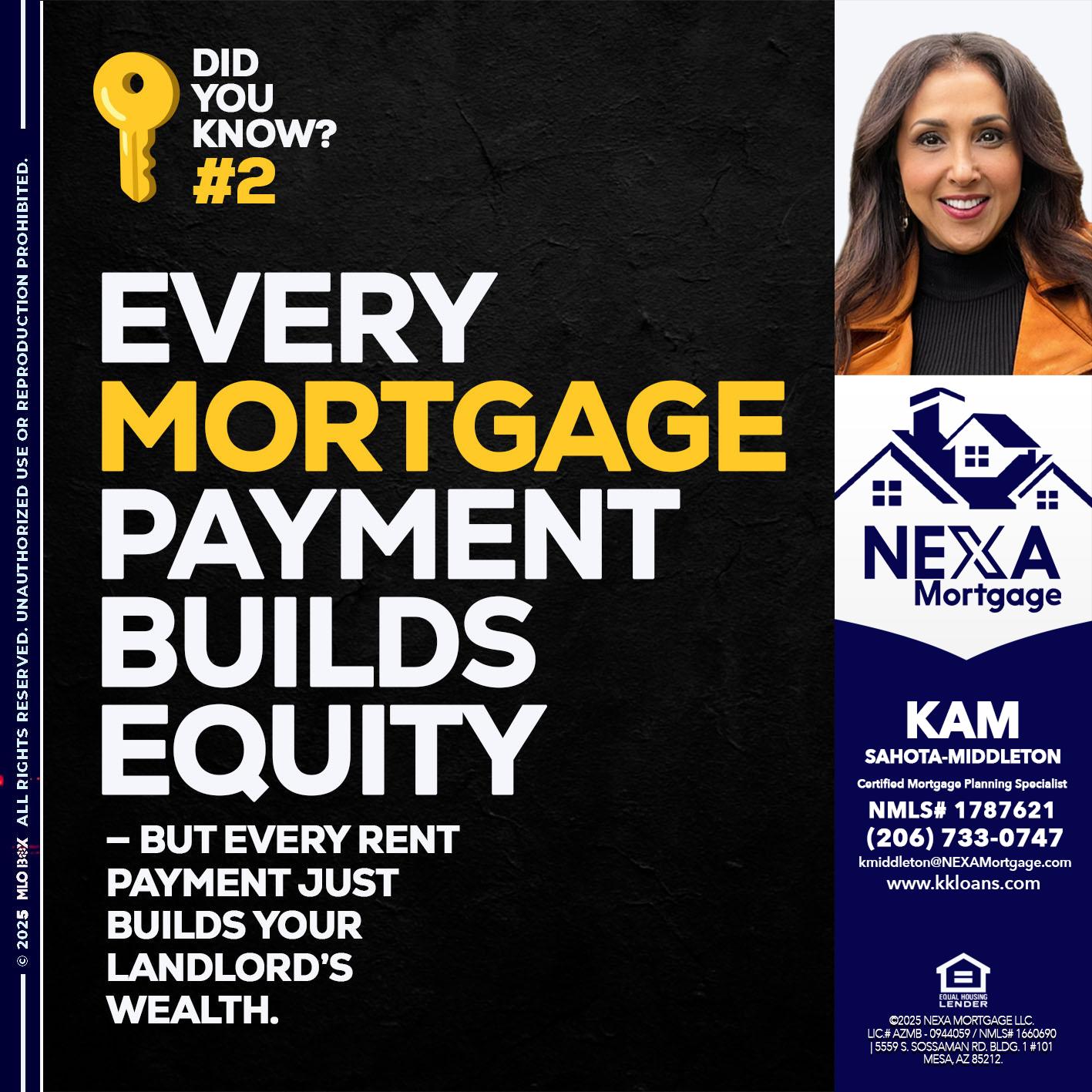 DID YOU KNOW? - Kam Sahota-Middleton, CFP, CMPS -Mortgage Loan Officer