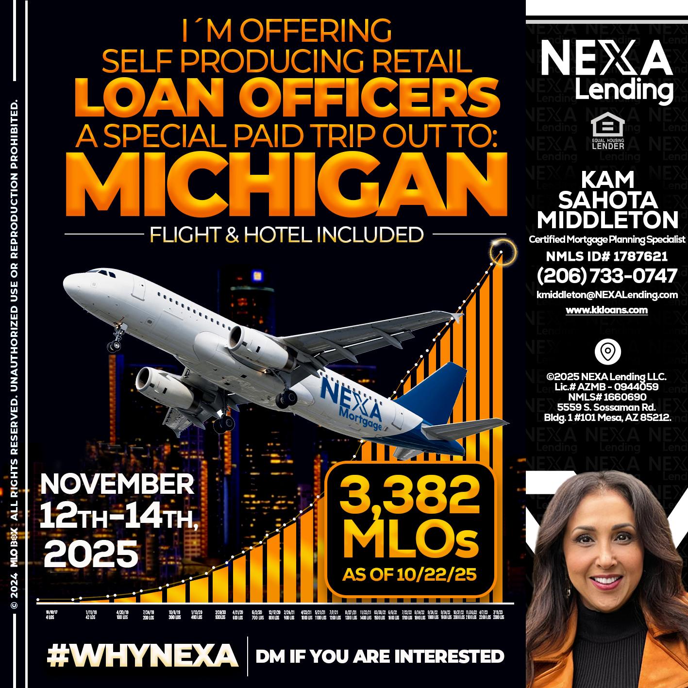 michigan trip - Kam Sahota-Middleton, CFP, CMPS -Mortgage Loan Officer