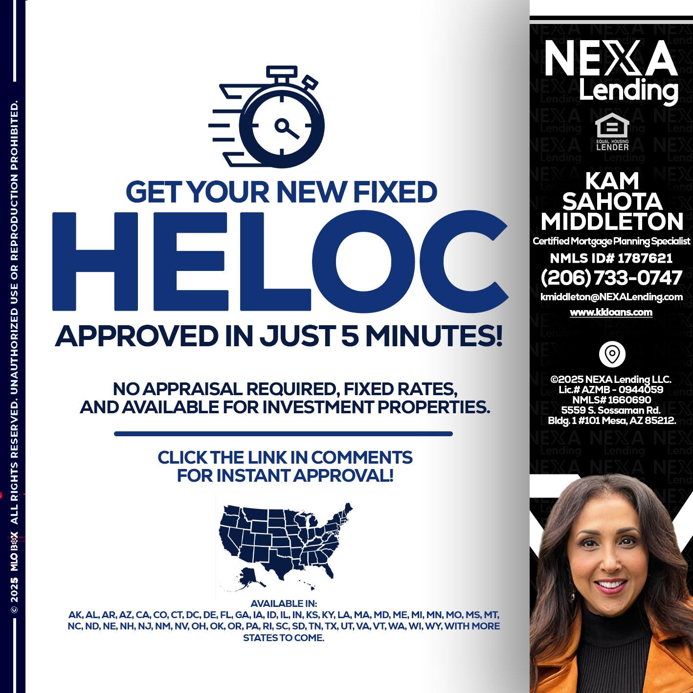 HELOC - Kam Sahota-Middleton, CFP, CMPS -Mortgage Loan Officer